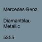 Preview: Mercedes-Benz, Diamantblau Metallic, 5355.